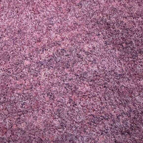 Nanette Lepore Virgin Wool Blend Purple Skirt Floral Crochet Hem Vintage, M - Picture 3 of 9